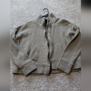 90 Degree By Reflex Sage Green Knit Jacket